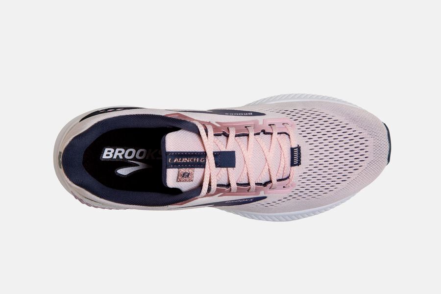 Brooks Launch Gts 8 Road Loopschoenen Dames - Roze/Zwart - 370418JVK